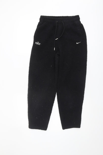 Nike Girls Black Jogger Trousers XS