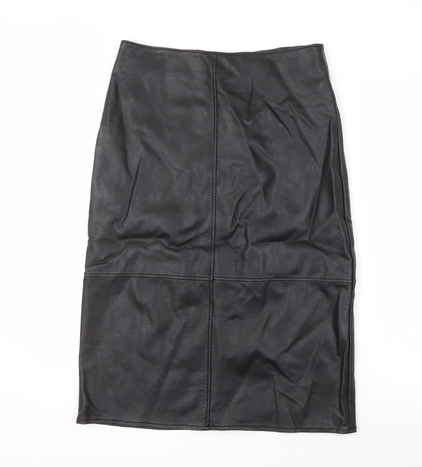 Next Women's Black Pencil Midi Skirt, Size 10