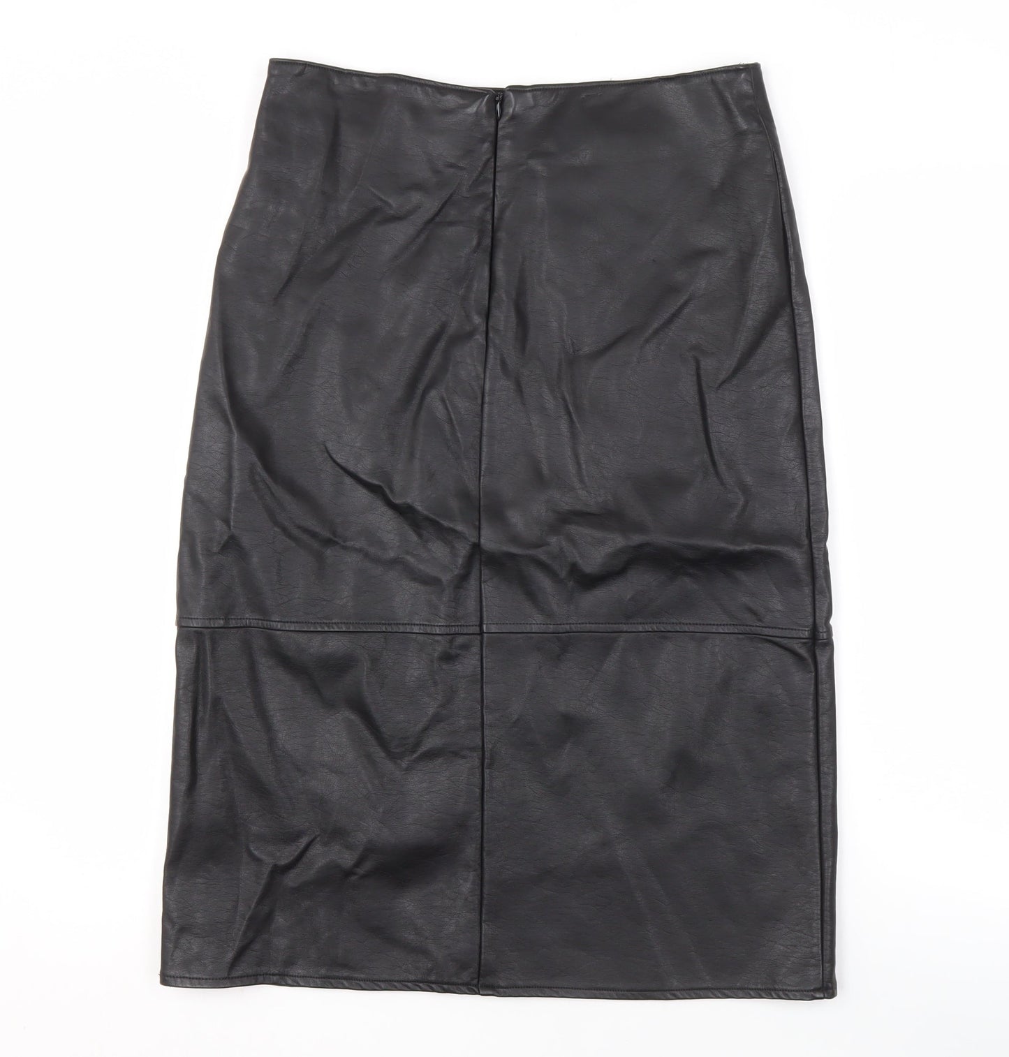 Next Women's Black Pencil Midi Skirt, Size 10