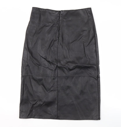Next Women's Black Pencil Midi Skirt, Size 10