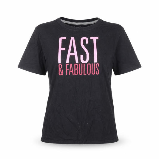 Womens UK Size L Nike Black Running & Jogging T-Shirt