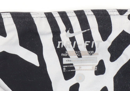 Nike Women's Black Leggings S - Sporty Animal Print
