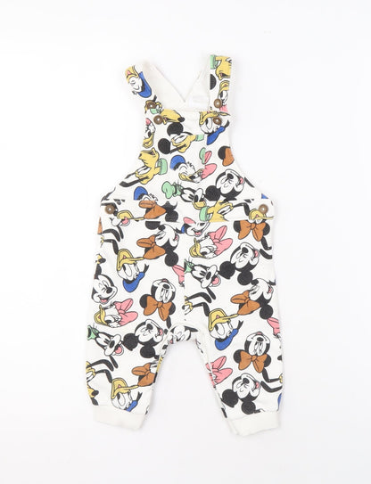 Disney Unisex Baby Dungaree Multicoloured 5-6 Months