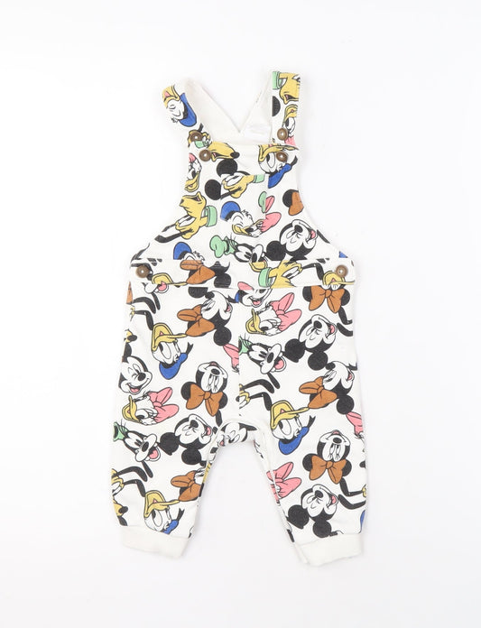 Disney Unisex Baby Dungaree Multicoloured 5-6 Months