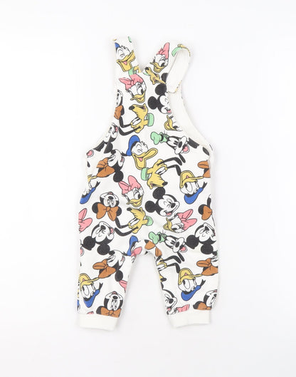 Disney Unisex Baby Dungaree Multicoloured 5-6 Months