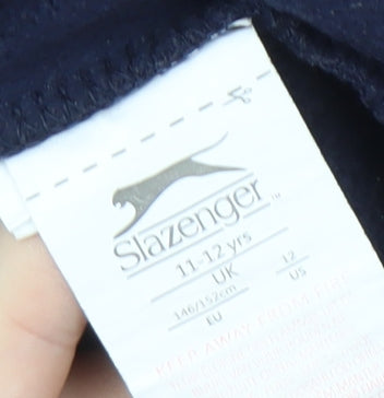 Slazenger Boys Blue Full Zip Hoodie 11-12 Years