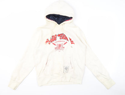 Fred's Unisex White Medium College Hoodie