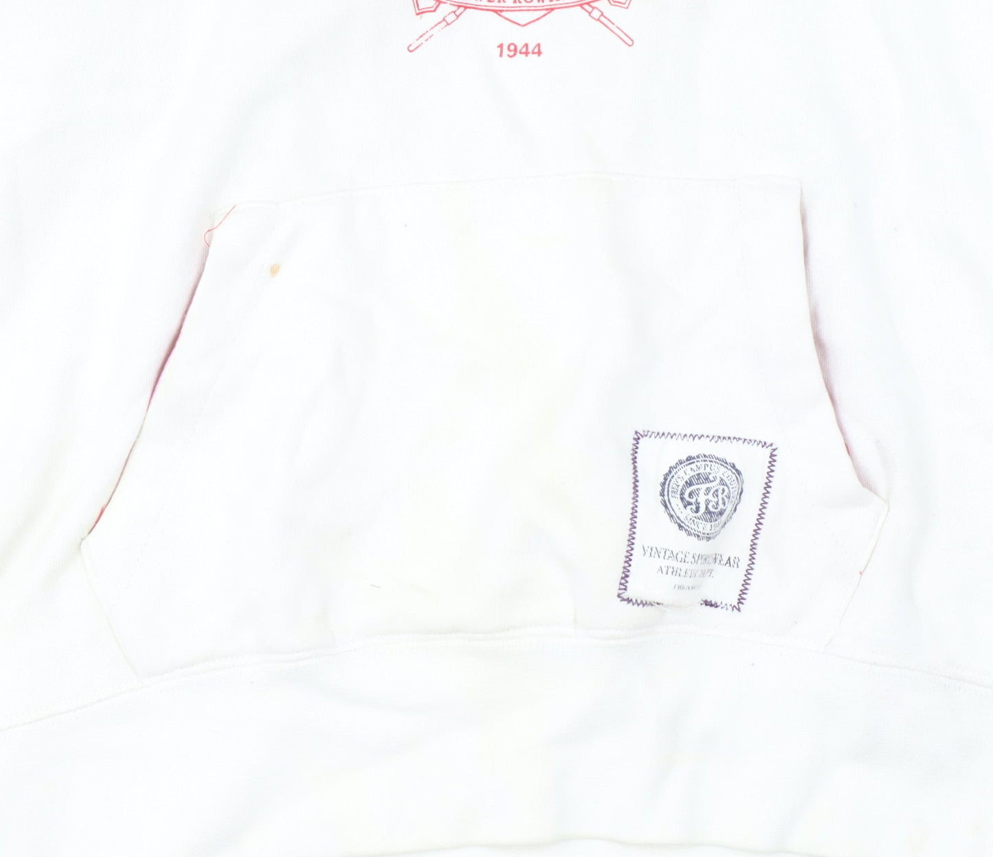 Fred's Unisex White Medium College Hoodie