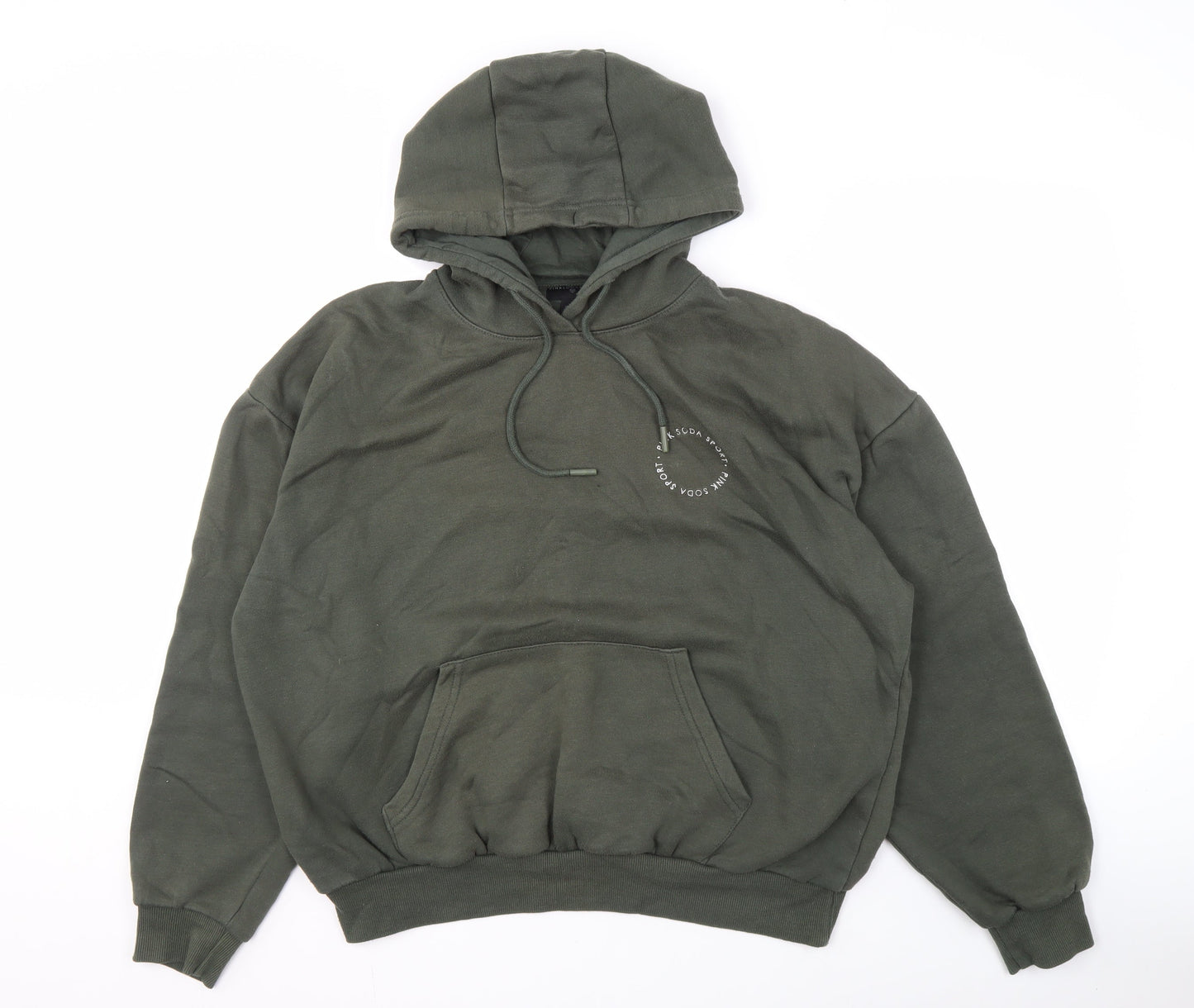 Pink Soda Sport Women's Green Pullover Hoodie Size 14