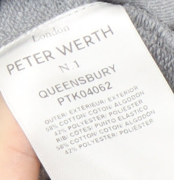 Peter Werth Men's Grey Pullover Sweatshirt M
