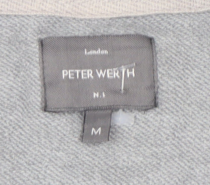 Peter Werth Men's Grey Pullover Sweatshirt M