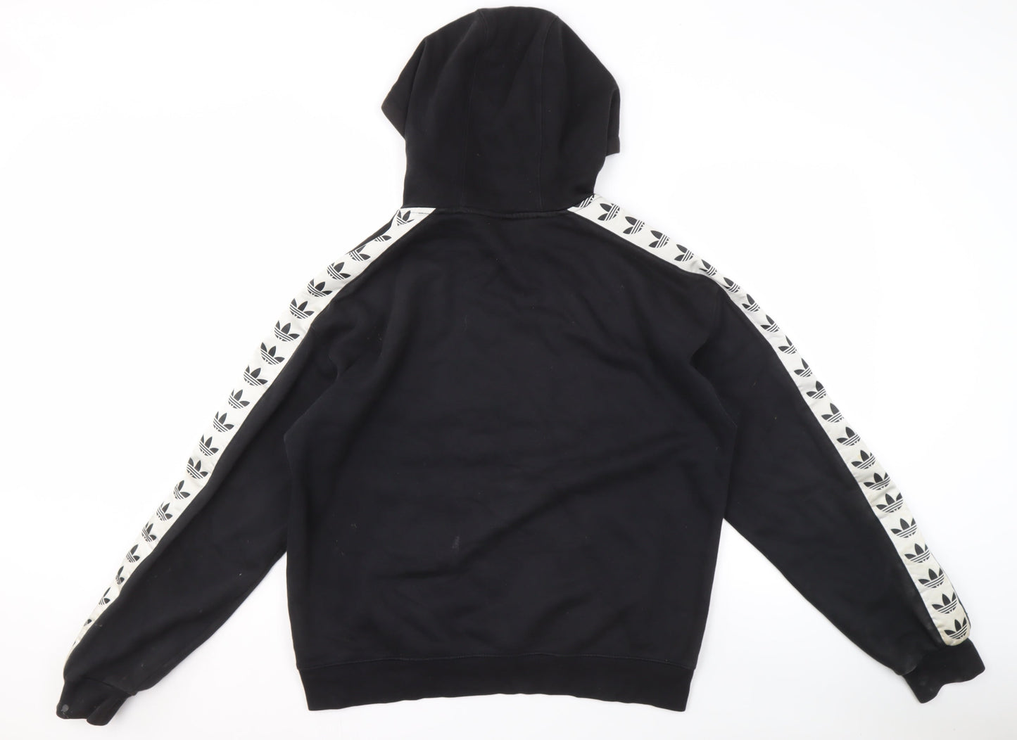 Adidas Men's Black Pullover Hoodie M - Sporty & Stylish
