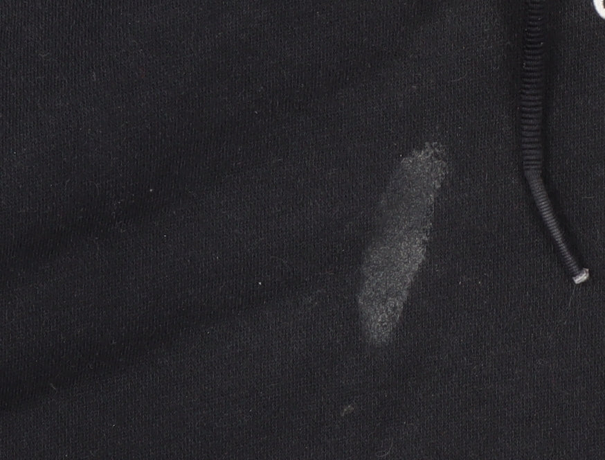 Adidas Men's Black Pullover Hoodie M - Sporty & Stylish