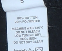 AWDis Men's Black M Hoodie with Logo, Full Zip