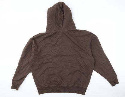 Good For Nothing Brown Pullover Hoodie, Size S, Unisex