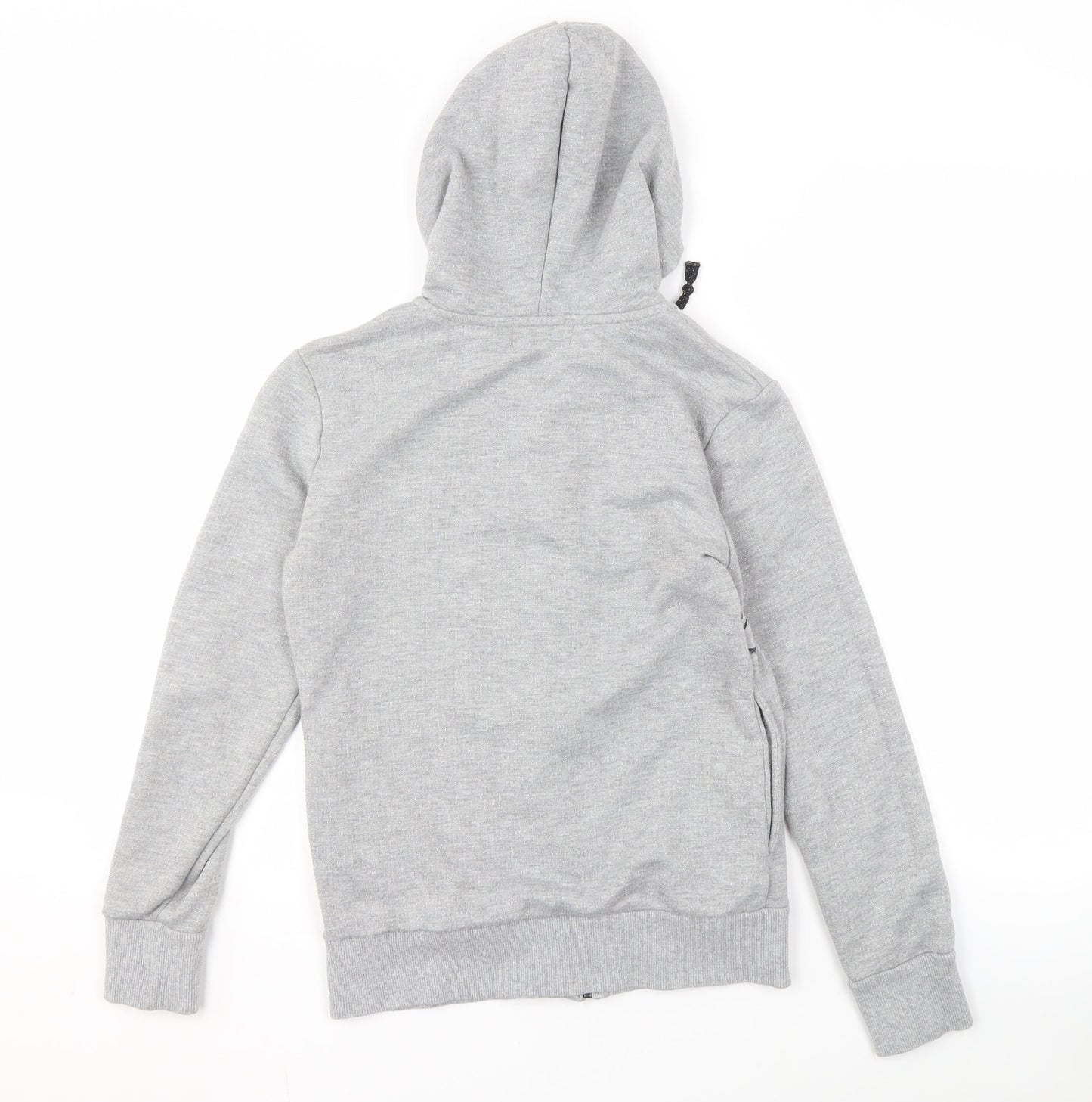 Womens UK Size S Disney Grey Full Zip Hoodie