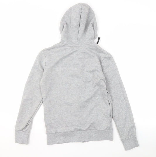 Womens UK Size S Disney Grey Full Zip Hoodie