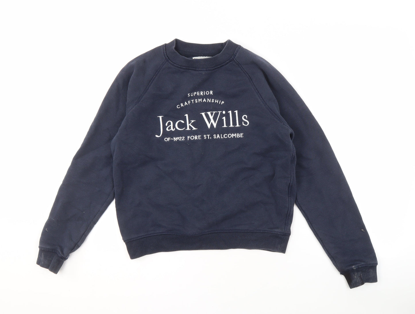 Womens UK Size 6 Jack Wills Blue Pullover Sweatshirt