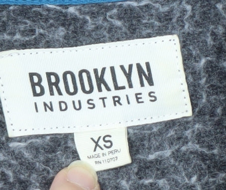 Brooklyn Industries Grey Logo Sweatshirt XS Unisex