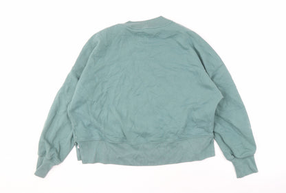 Abercrombie & Fitch Green Women's Pullover Sweatshirt M
