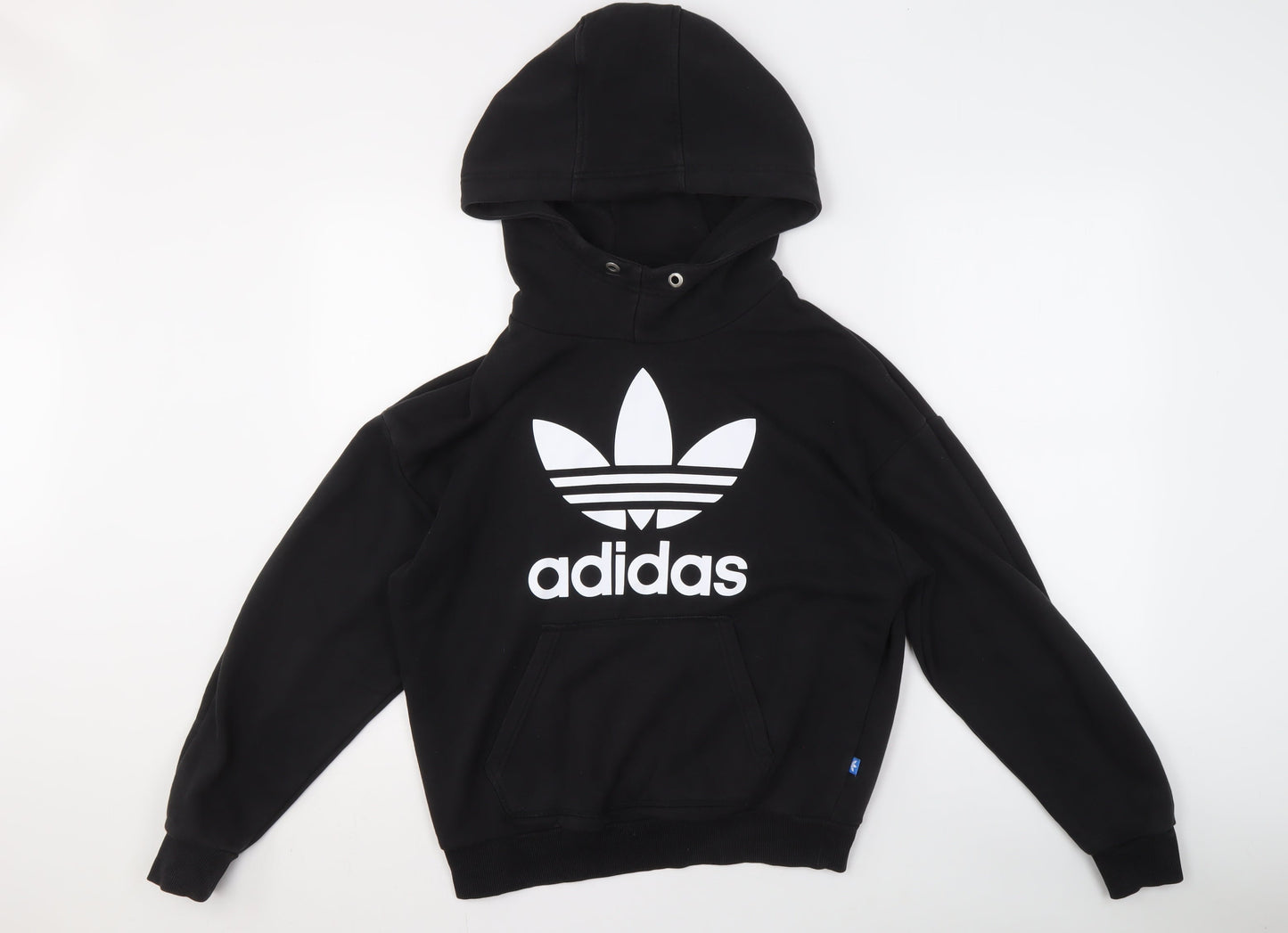 Adidas Men's Black XS Pullover Hoodie with Logo