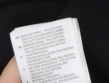 Adidas Men's Black XS Pullover Hoodie with Logo