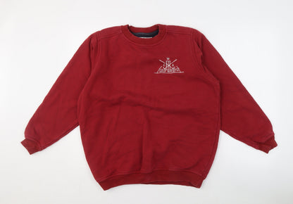 EWM Unisex Red Pullover Sweatshirt S Casual