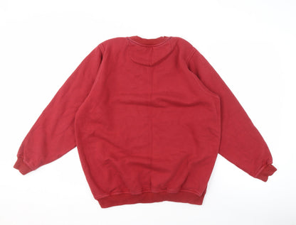 EWM Unisex Red Pullover Sweatshirt S Casual