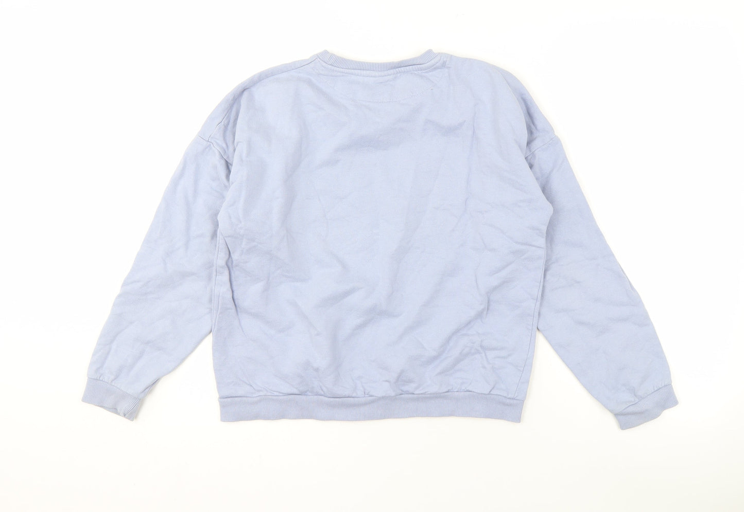 Disney Girls Blue Mickey Mouse Sweatshirt 12-13 Years Pullover