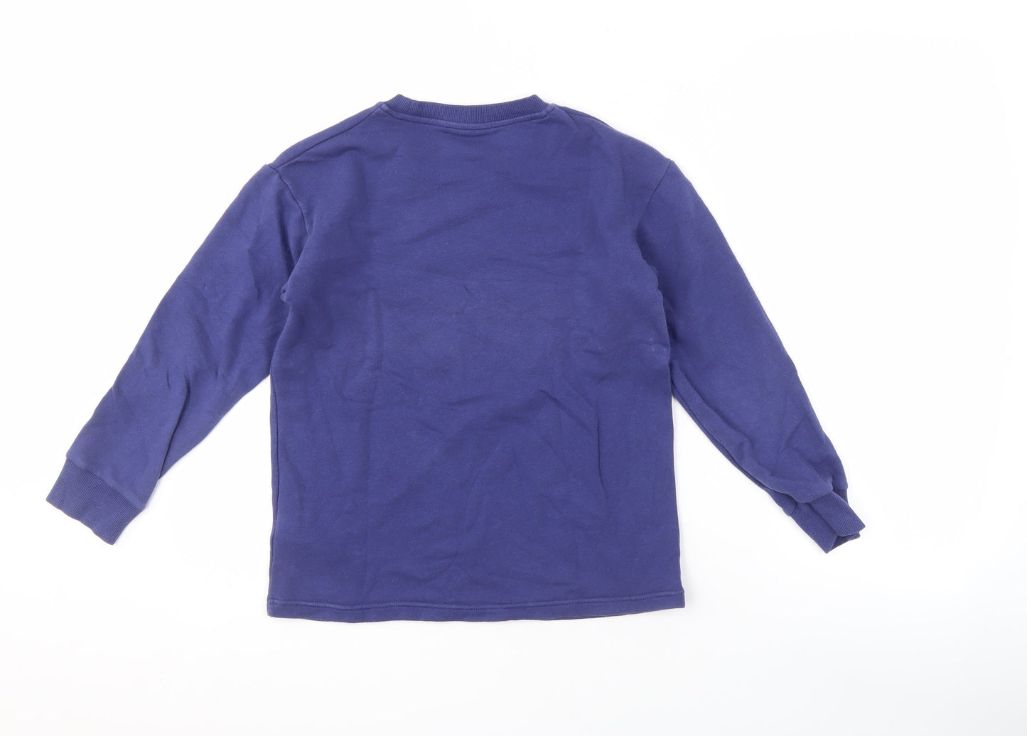 Uniqlo Boys Blue Spider-Man Long Sleeve T-Shirt, Size 10 Years