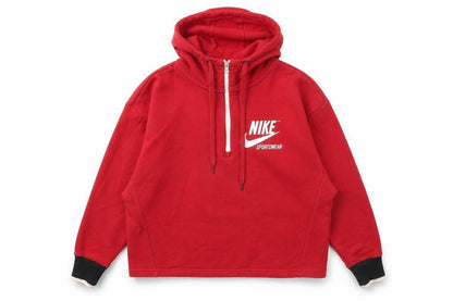 Unisex Adults UK Size XS Nike Red Pullover Hoodie
