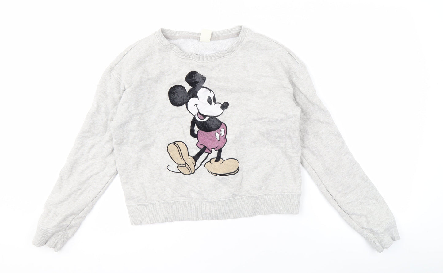 Womens UK Size S Disney Grey Pullover Sweatshirt