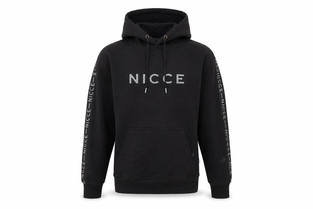 Mens UK Size S NICCE Black Pullover Hoodie