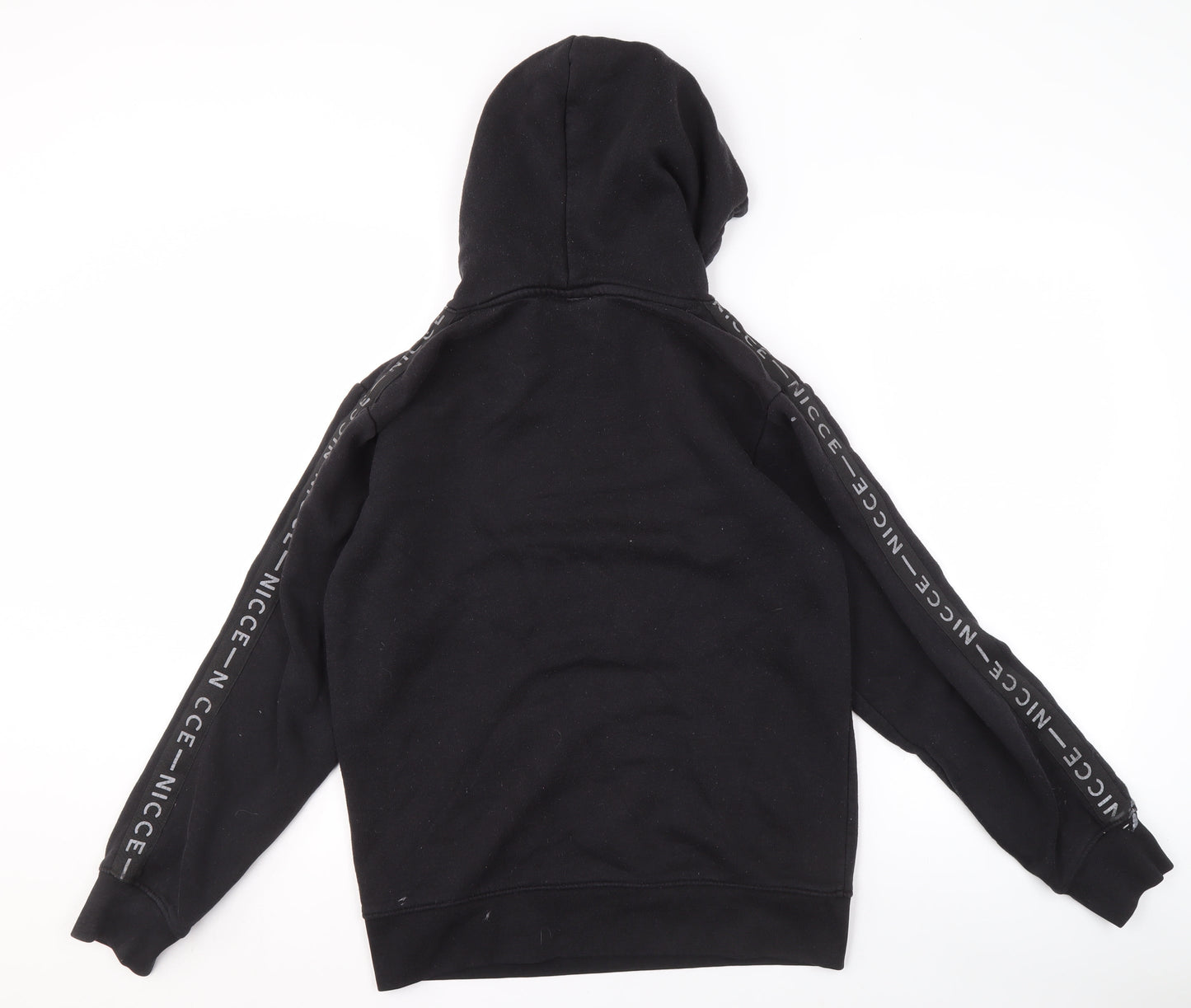 Mens UK Size S NICCE Black Pullover Hoodie