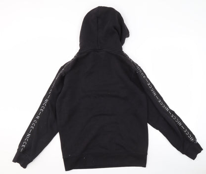 Mens UK Size S NICCE Black Pullover Hoodie