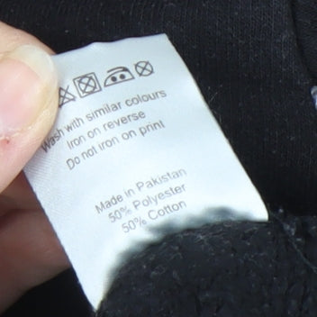 Mens UK Size S NICCE Black Pullover Hoodie