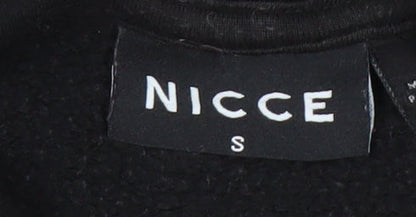 Mens UK Size S NICCE Black Pullover Hoodie