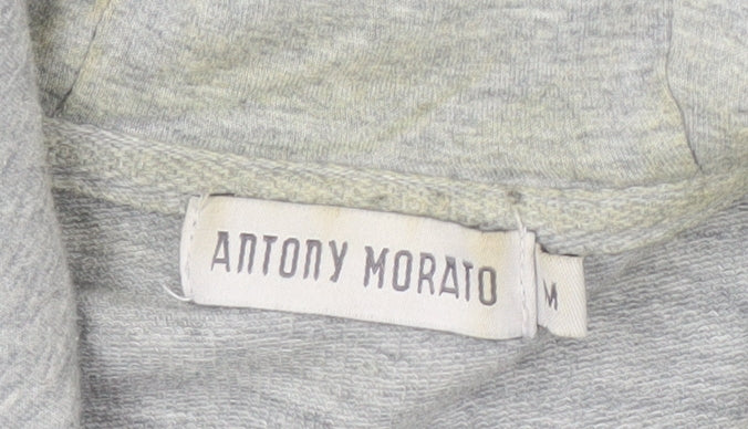 Antony Morato Men's Grey Full Zip Hoodie Size M
