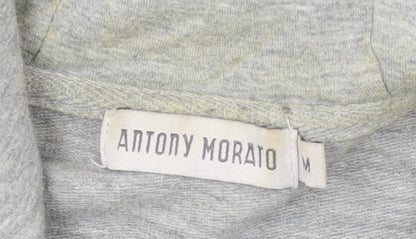 Antony Morato Men's Grey Full Zip Hoodie Size M
