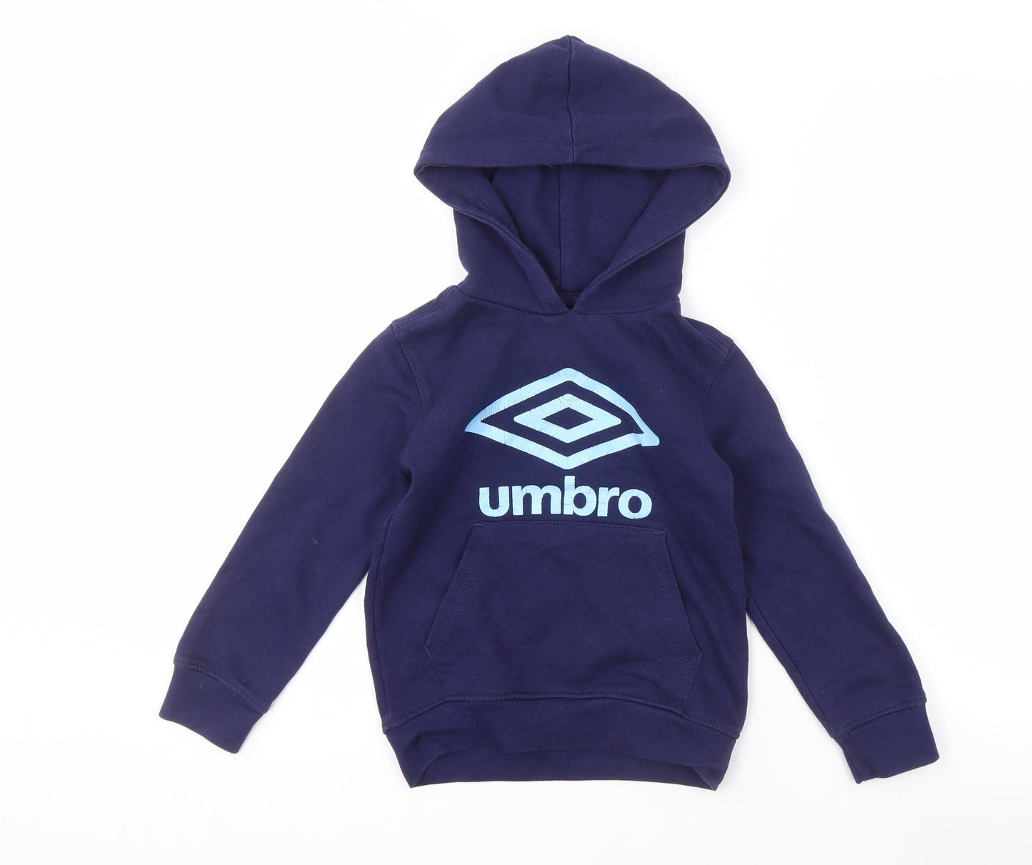 Umbro Boys Blue Pullover Hoodie Size 5-6 Years