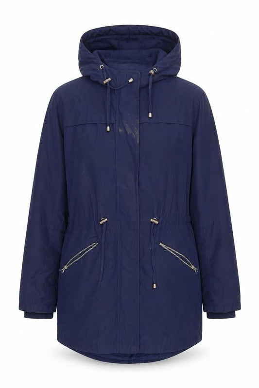 Womens UK Size S Oasis Blue Anorak Coat