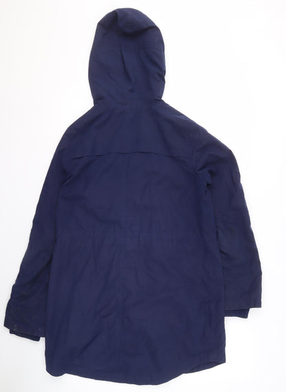 Womens UK Size S Oasis Blue Anorak Coat