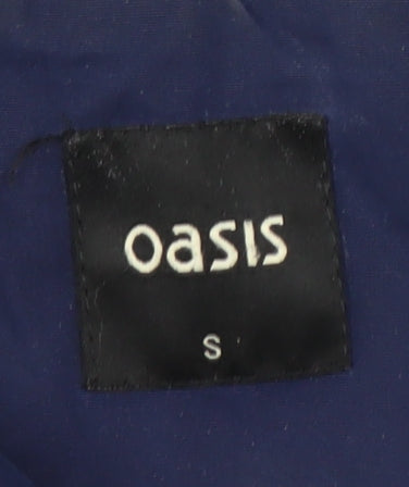 Womens UK Size S Oasis Blue Anorak Coat