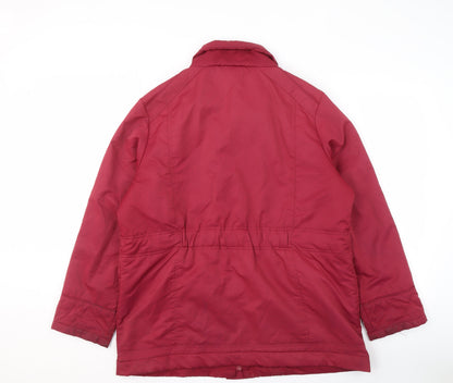 Womens UK Size 16 EWM Red Basic Jacket