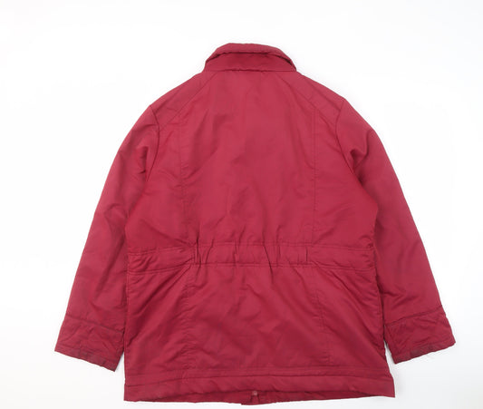Womens UK Size 16 EWM Red Basic Jacket