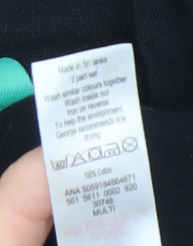 George Men's Large Black PlayStation Long Sleeve T-Shirt