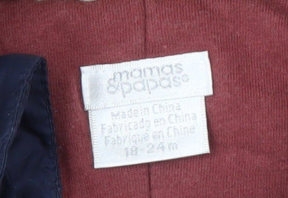 Mamas and Papas Unisex Blue Puffer Jacket, 18-24 Months