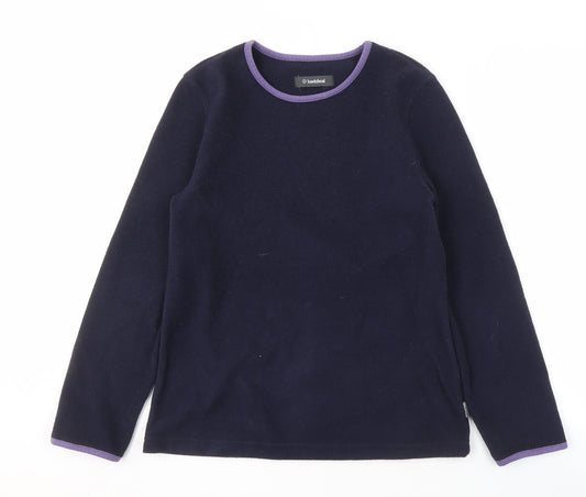 Hawkshead Women's Blue Fleece Pullover Sweatshirt Size 10