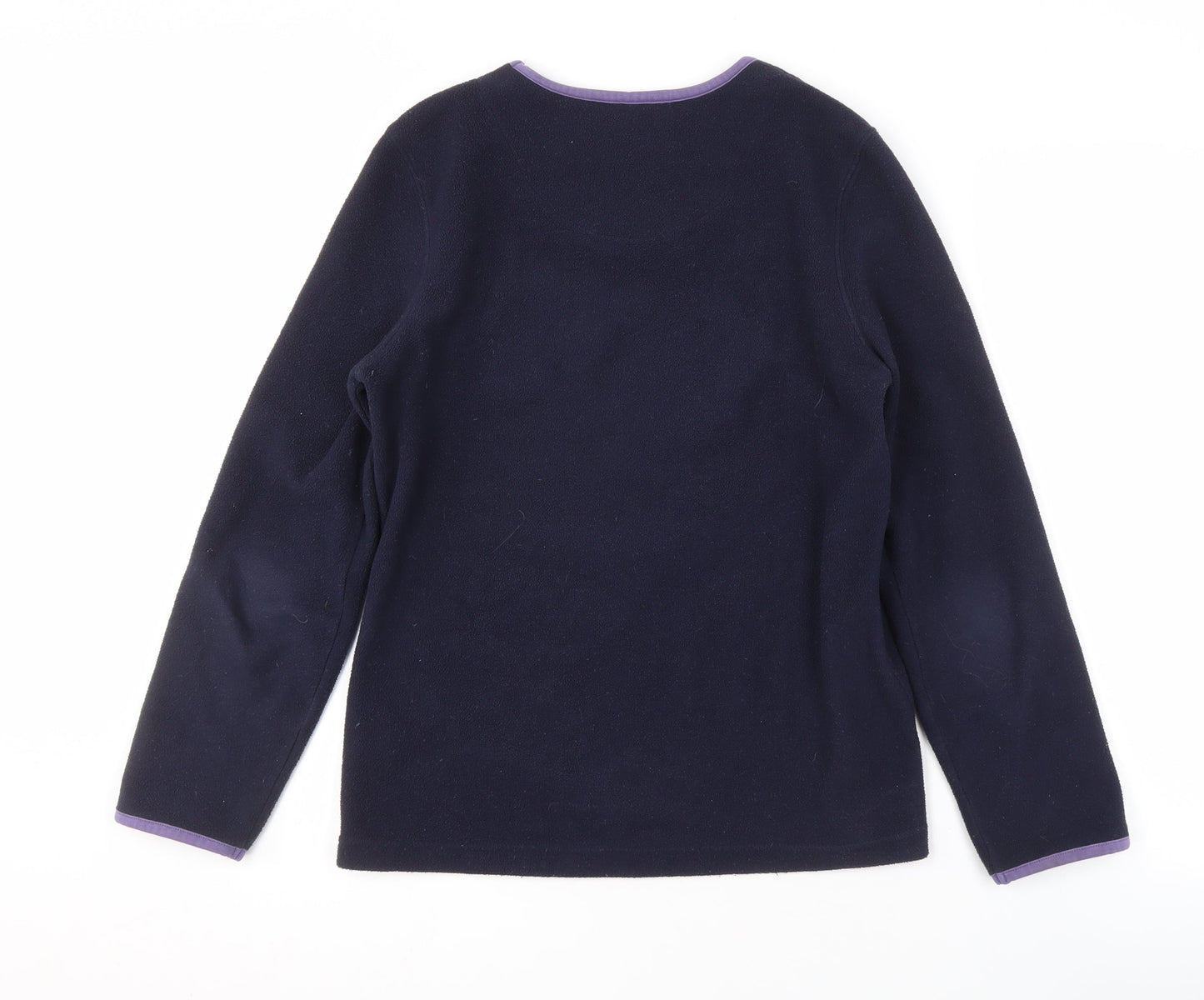Hawkshead Women's Blue Fleece Pullover Sweatshirt Size 10