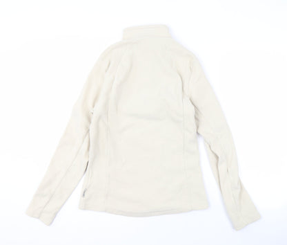 Quechua Women’s Beige High Neck Fleece Sweatshirt Size 10